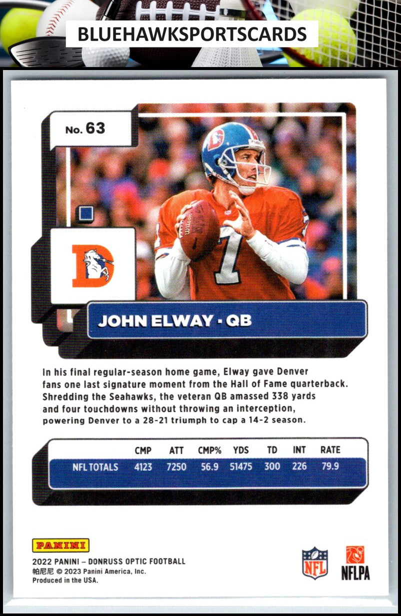 2022 Donruss Optic #63 John Elway