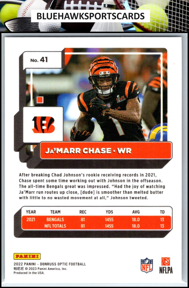 2022 Donruss Optic #41 Ja'Marr Chase