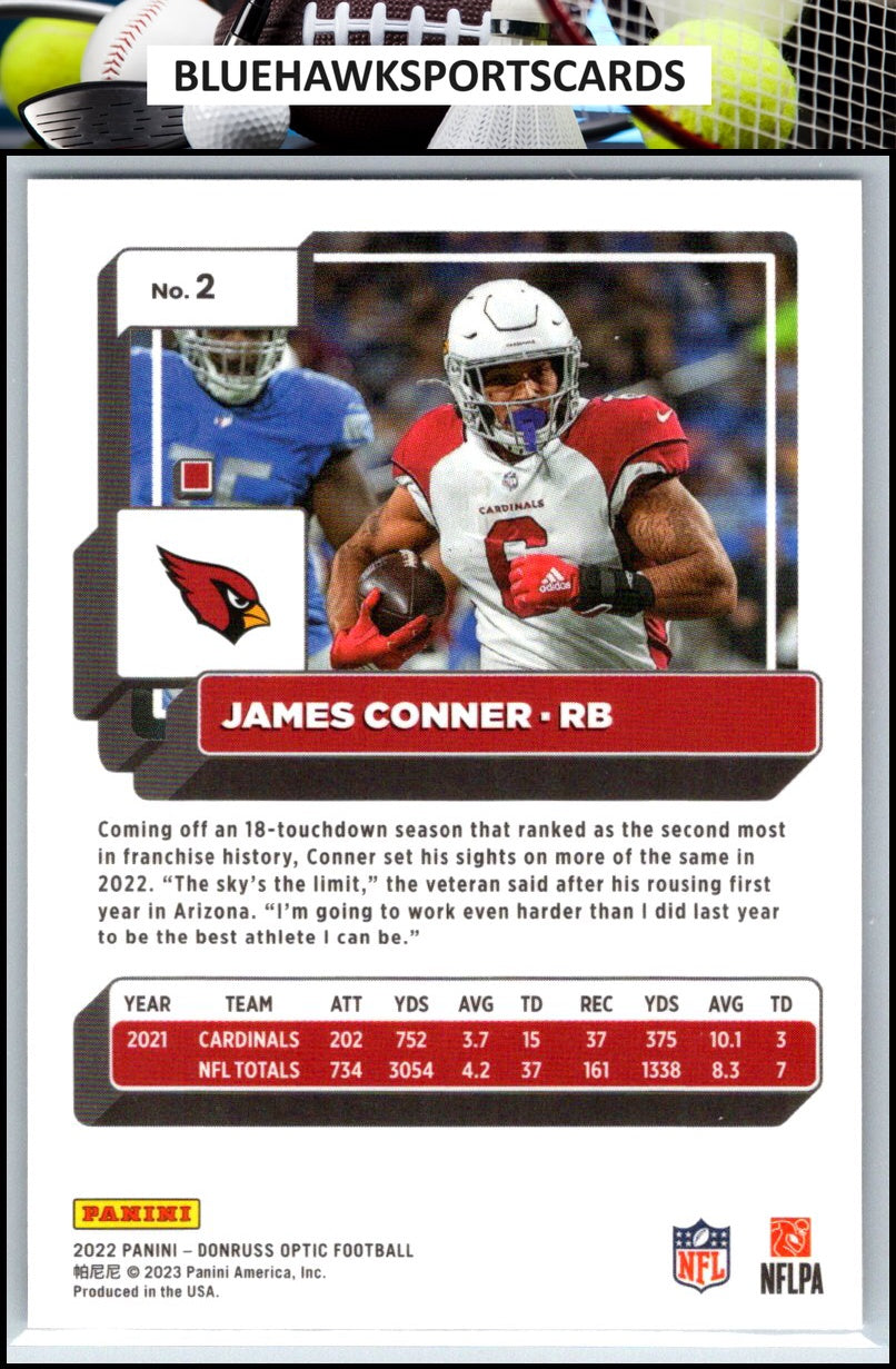 2022 Donruss Optic #2 James Conner