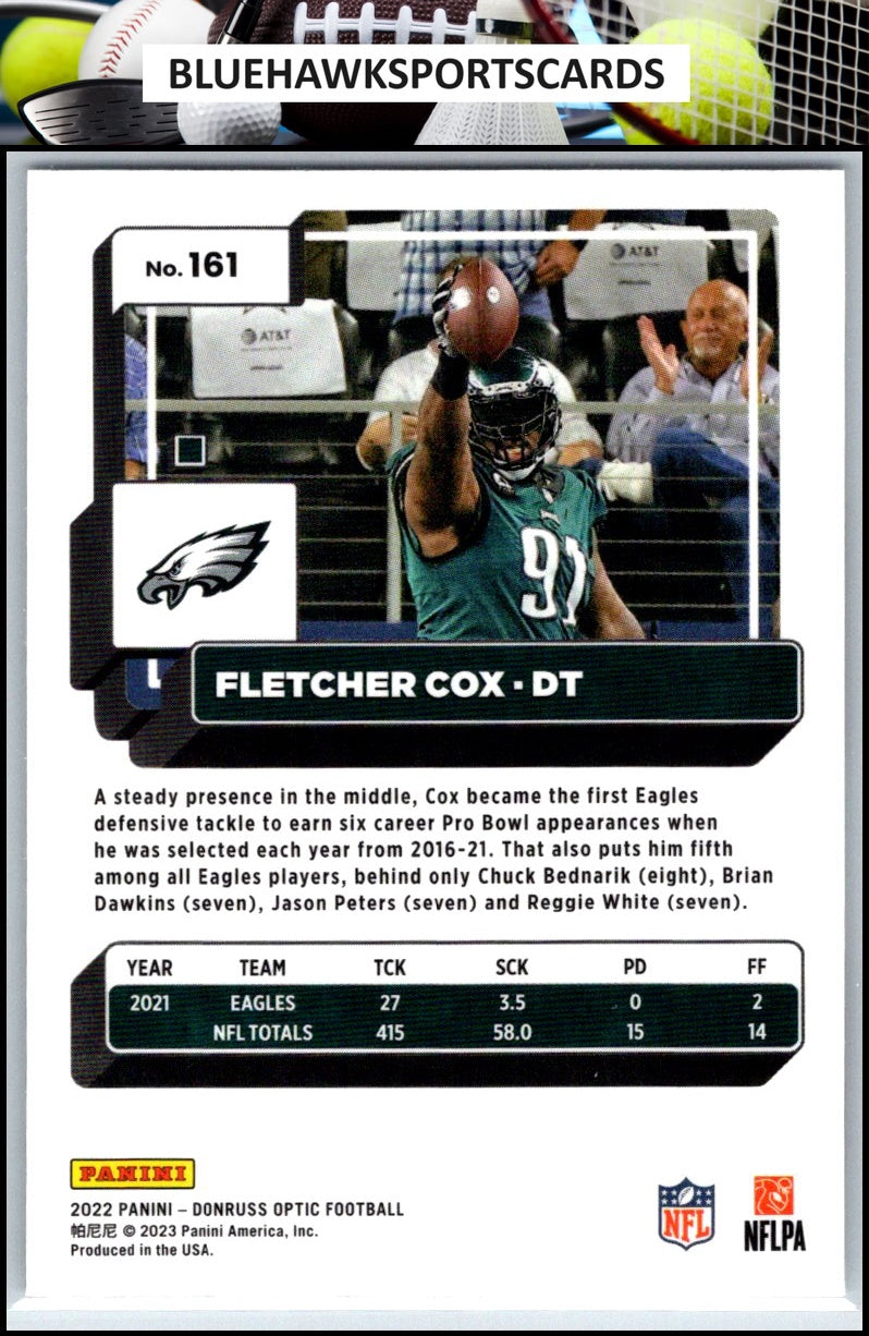2022 Donruss Optic #161 Fletcher Cox