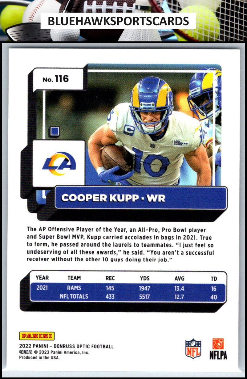2022 Donruss Optic #116 Cooper Kupp