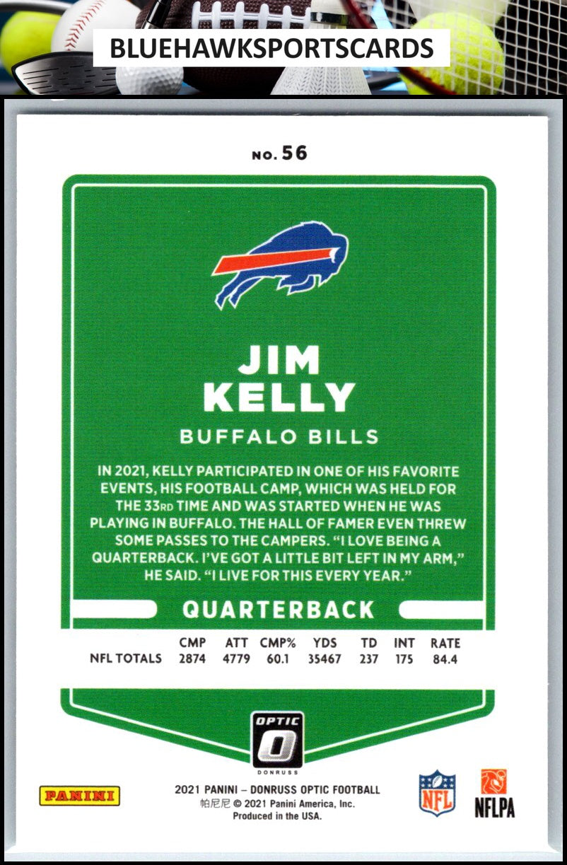 2021 Donruss Optic #56 Jim Kelly