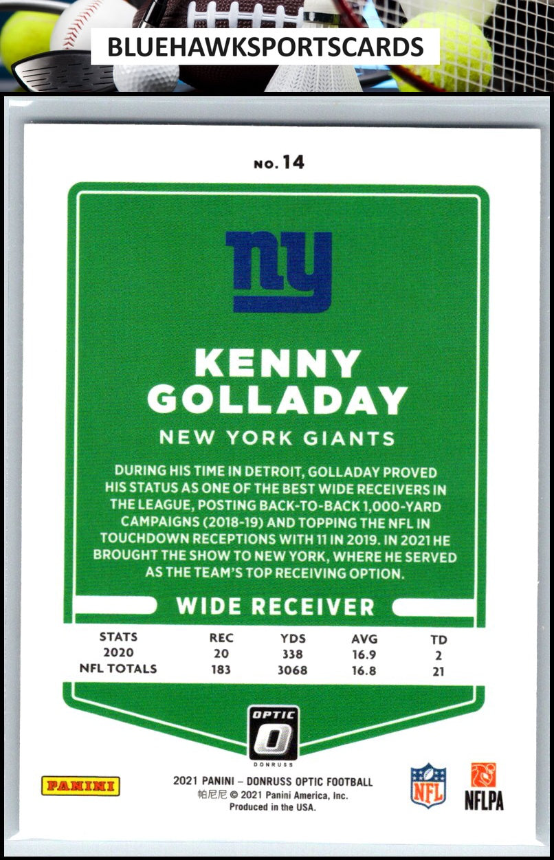 2021 Donruss Optic #14 Kenny Golladay