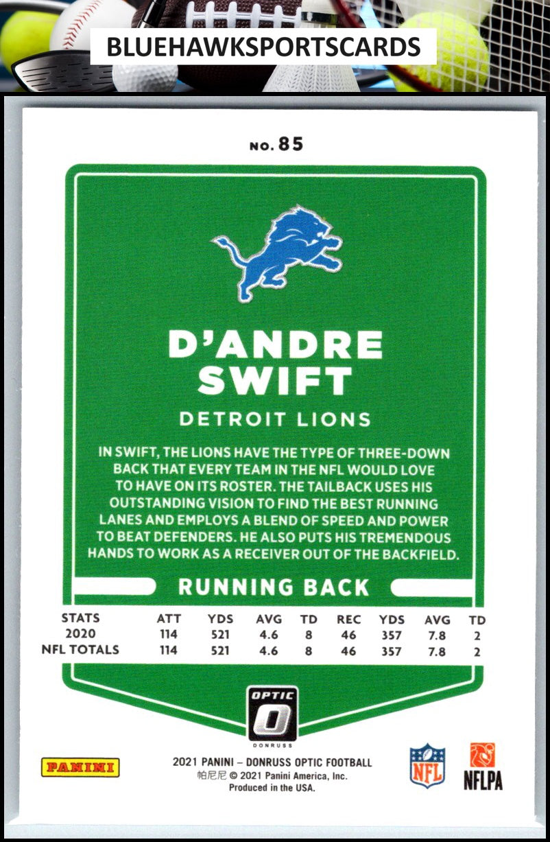 2021 Donruss Optic #85 D'Andre Swift