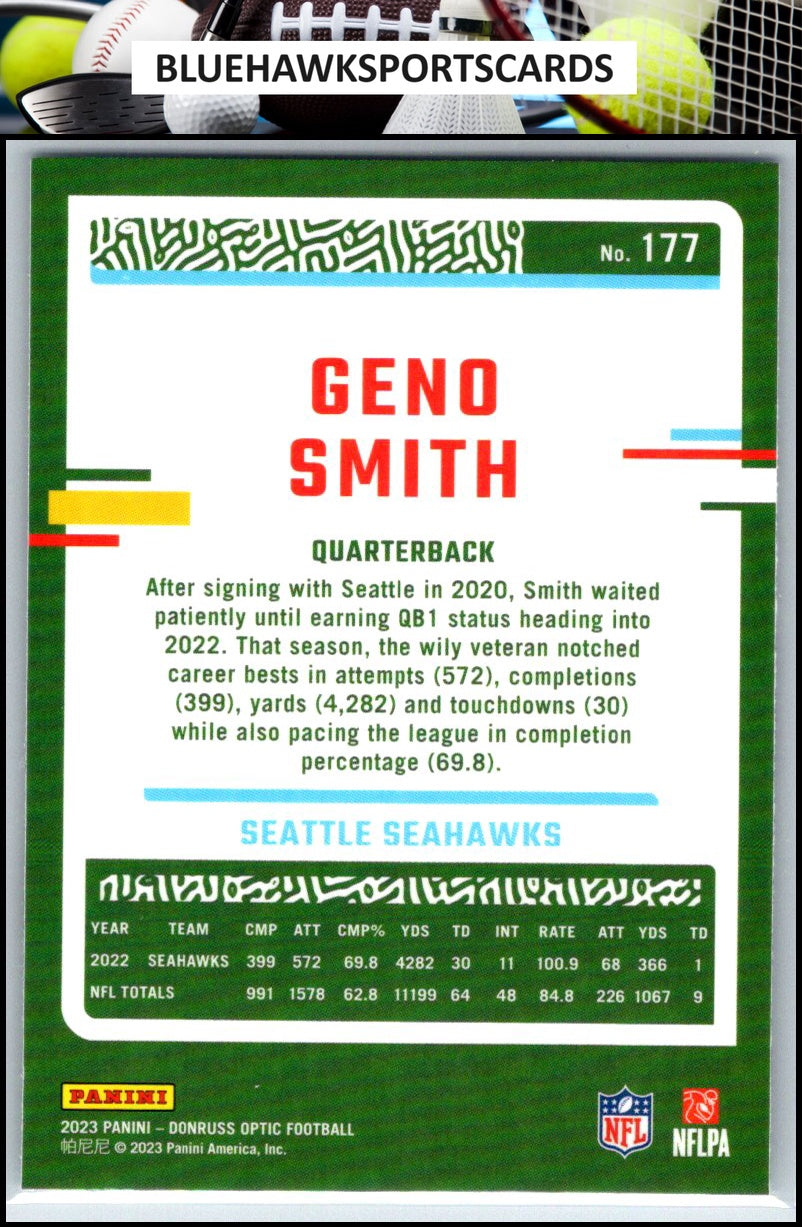 2023 Donruss Optic #177 Geno Smith