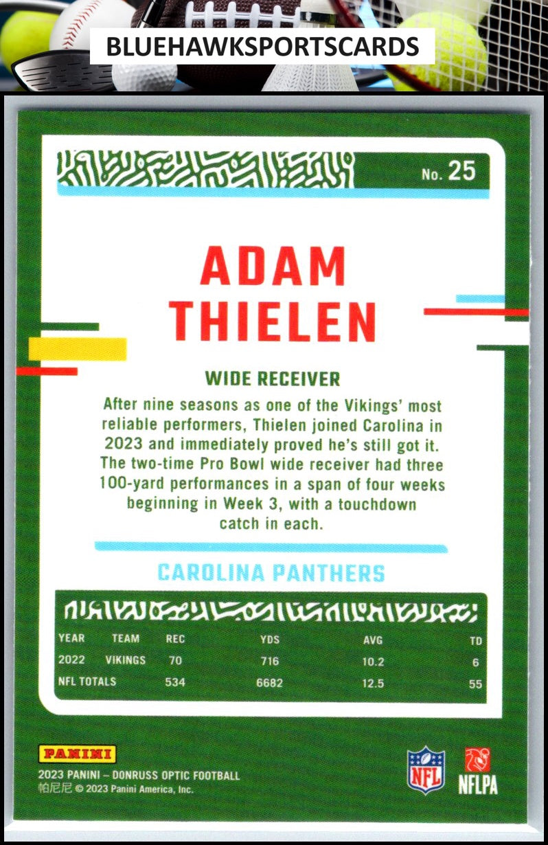 2023 Donruss Optic #25 Adam Thielen