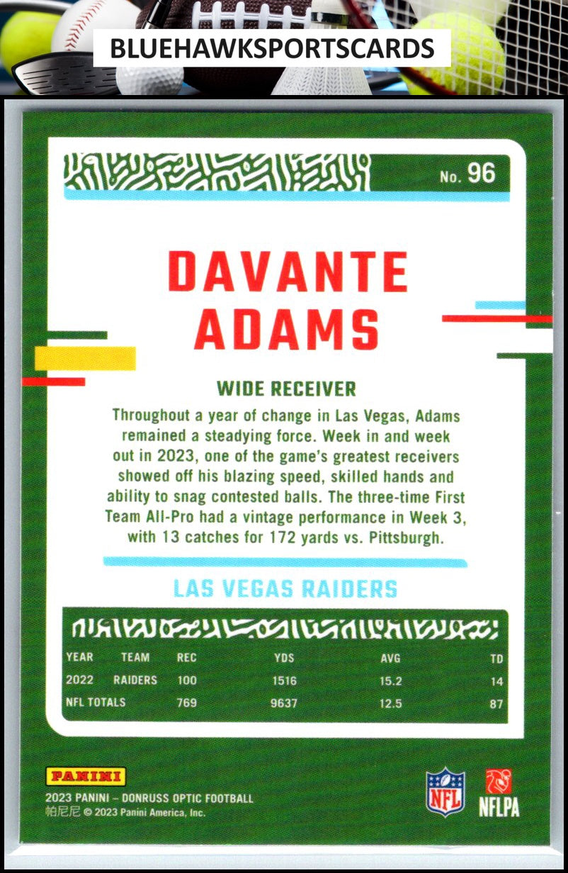 2023 Donruss Optic #96 Davante Adams
