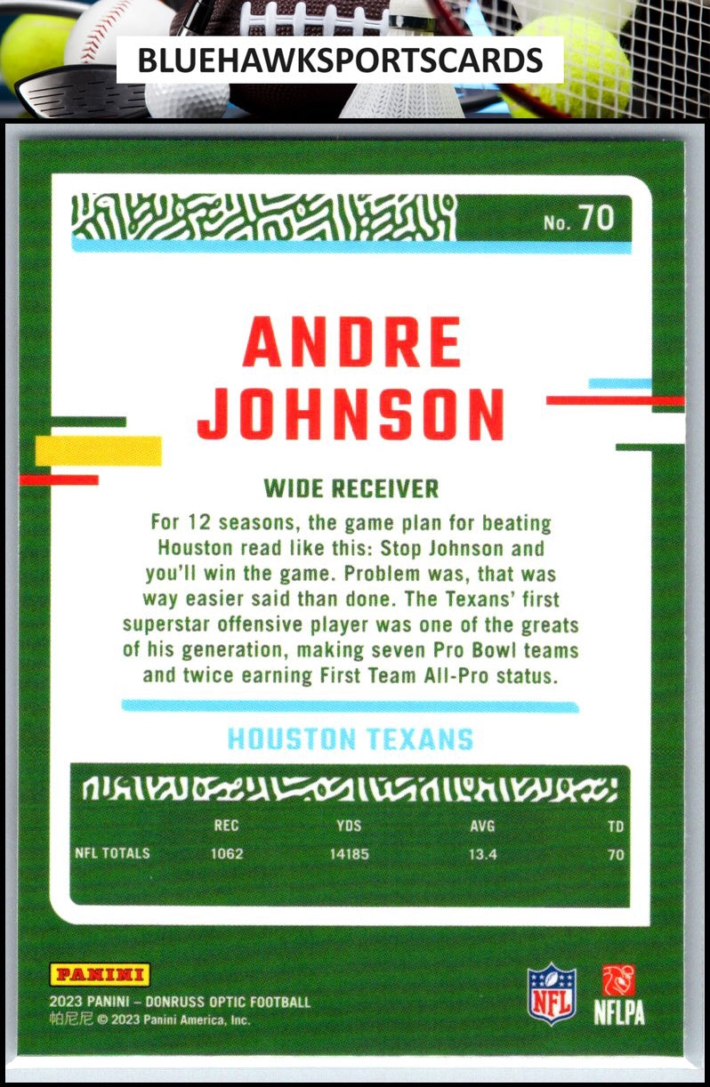 2023 Donruss Optic #70 Andre Johnson