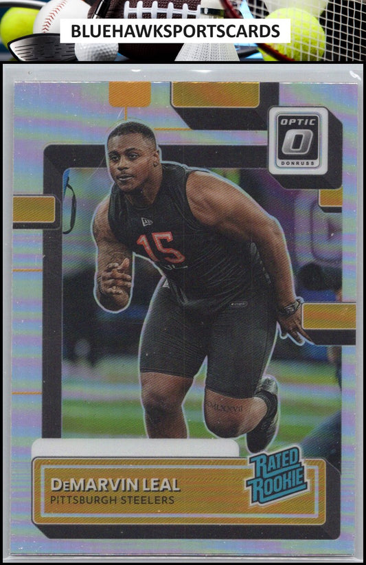 2022 Donruss #P-388 DeMarvin Leal Optic Rated Rookies Preview Holo