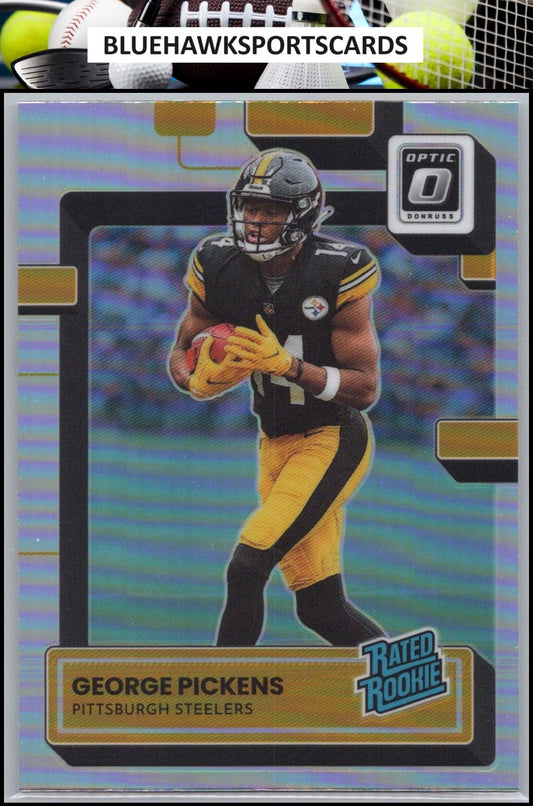 2022 Donruss Optic #223 George Pickens Holo Variation