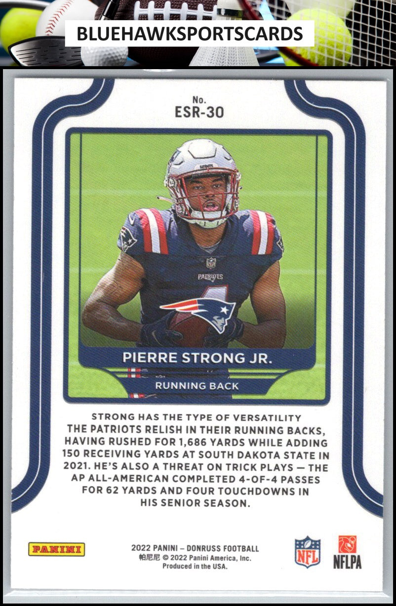 2022 Donruss #ESR-30 Pierre Strong Jr. Elite Series Rookies