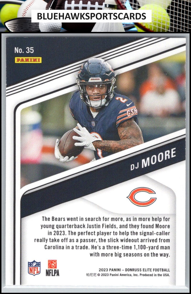2023 Donruss Elite #35 DJ Moore