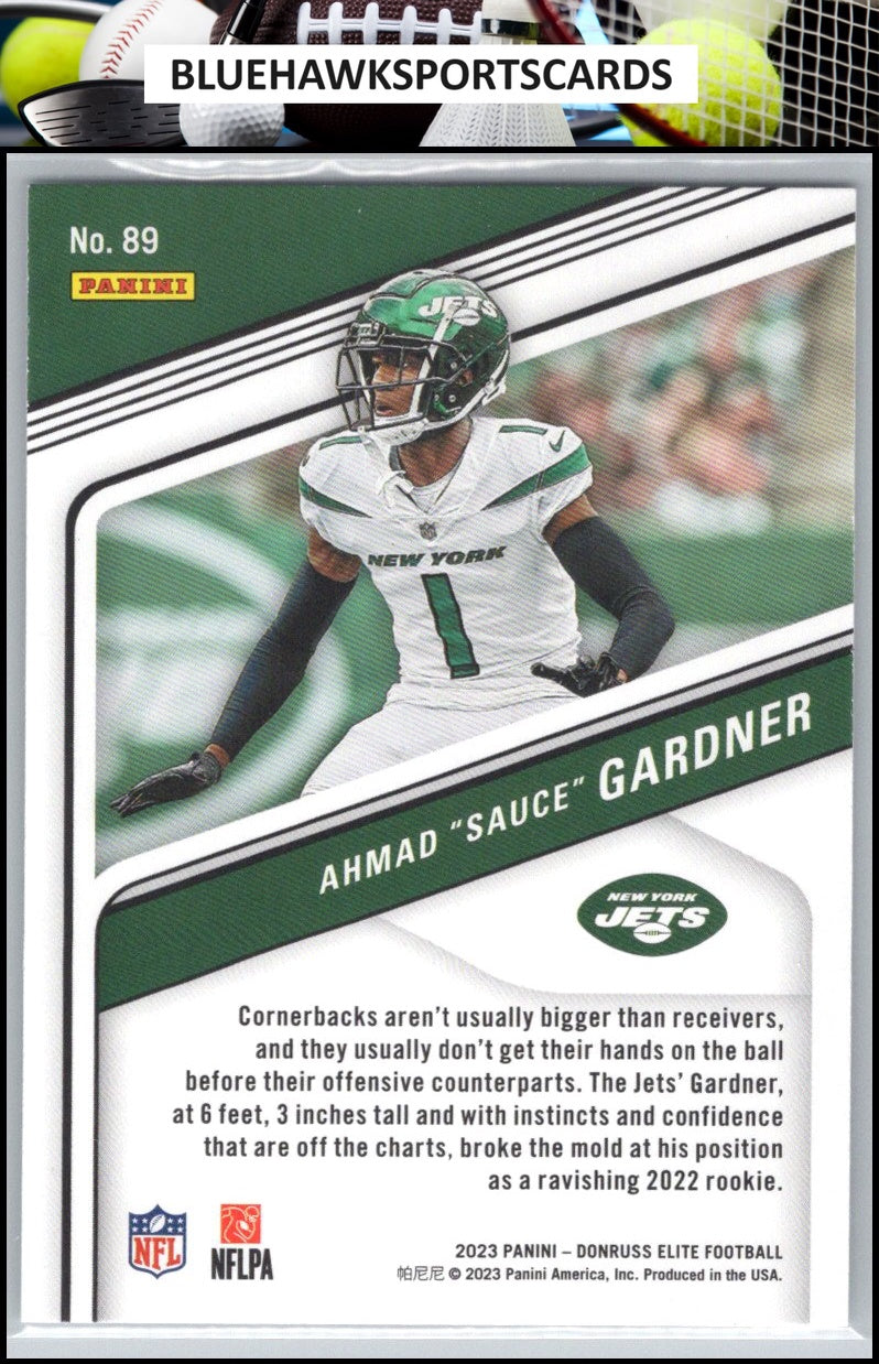 2023 Donruss Elite #89 Ahmad "Sauce" Gardner