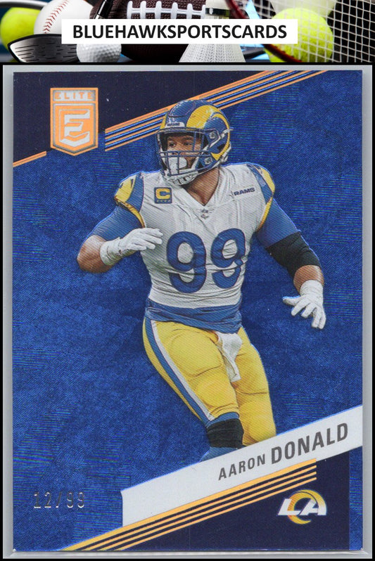 2023 Donruss Elite #2 Aaron Donald Blue #/99