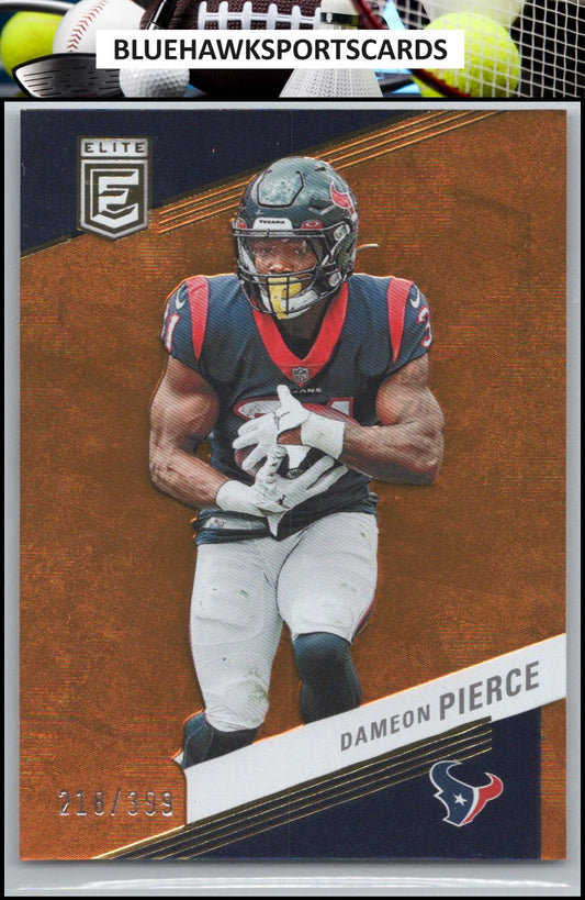 2023 Donruss Elite #22 Dameon Pierce Orange #/399