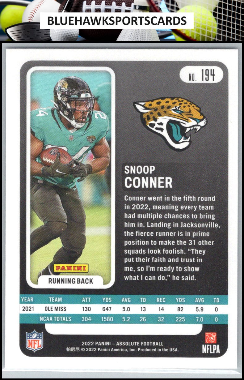 2022 Panini Absolute #194 Snoop Conner Retail