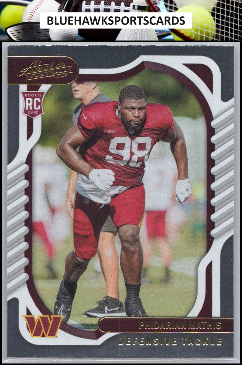 2022 Panini Absolute #189 Phidarian Mathis Retail gold