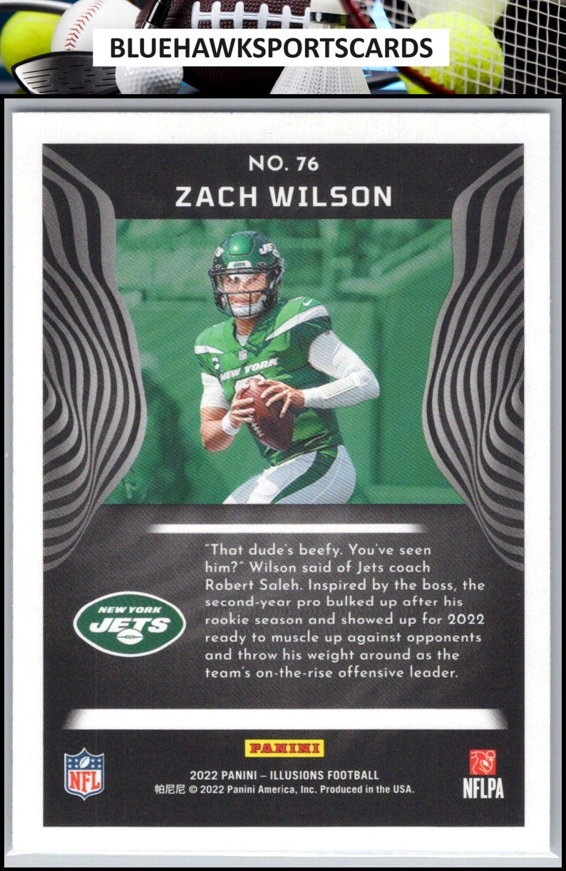 2022 Panini Illusions #76 Zach Wilson Retail