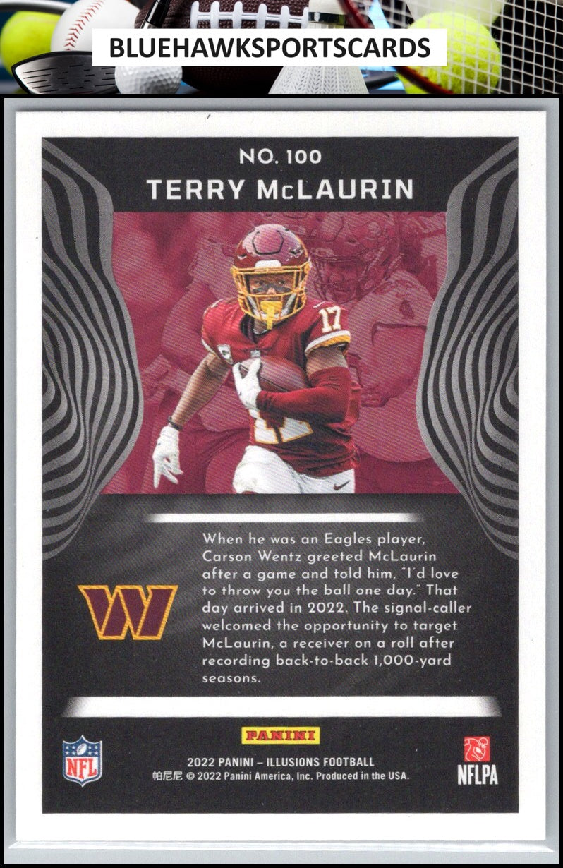 2022 Panini Illusions #100 Terry McLaurin Retail