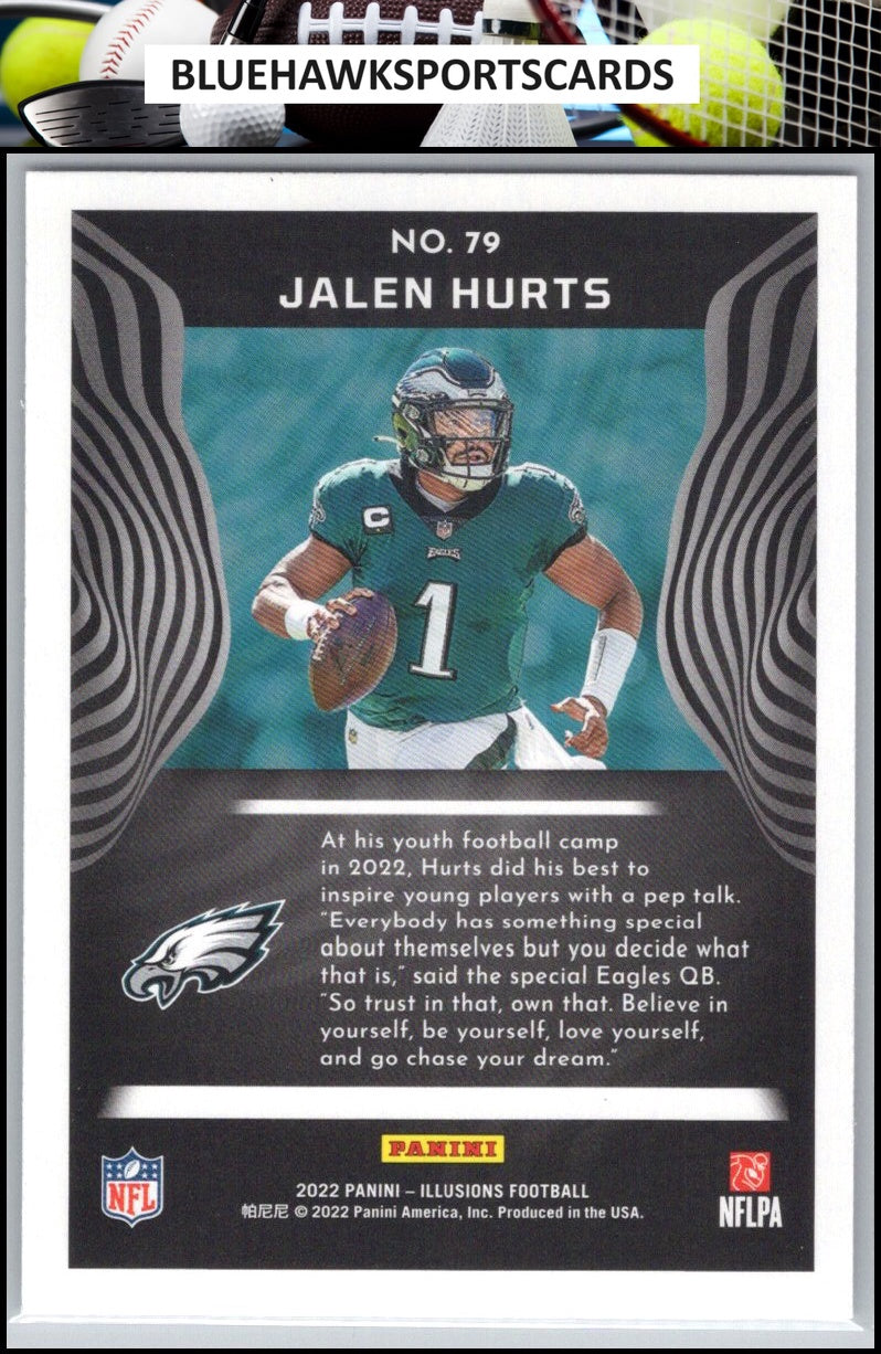 2022 Panini Illusions #79 Jalen Hurts Retail