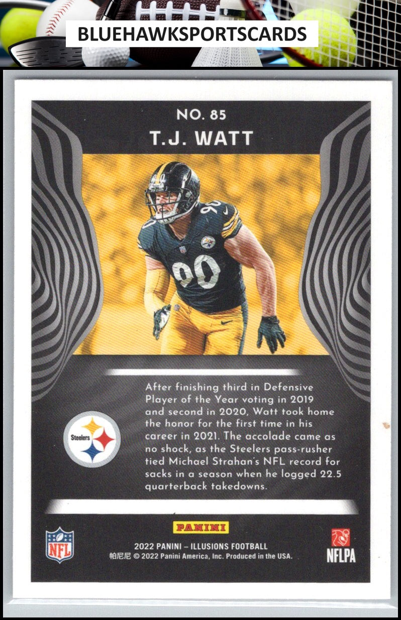 2022 Panini Illusions #85 T.J. Watt Retail
