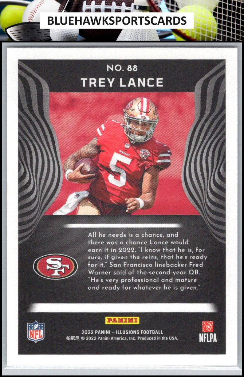 2022 Panini Illusions #88 Trey Lance Retail