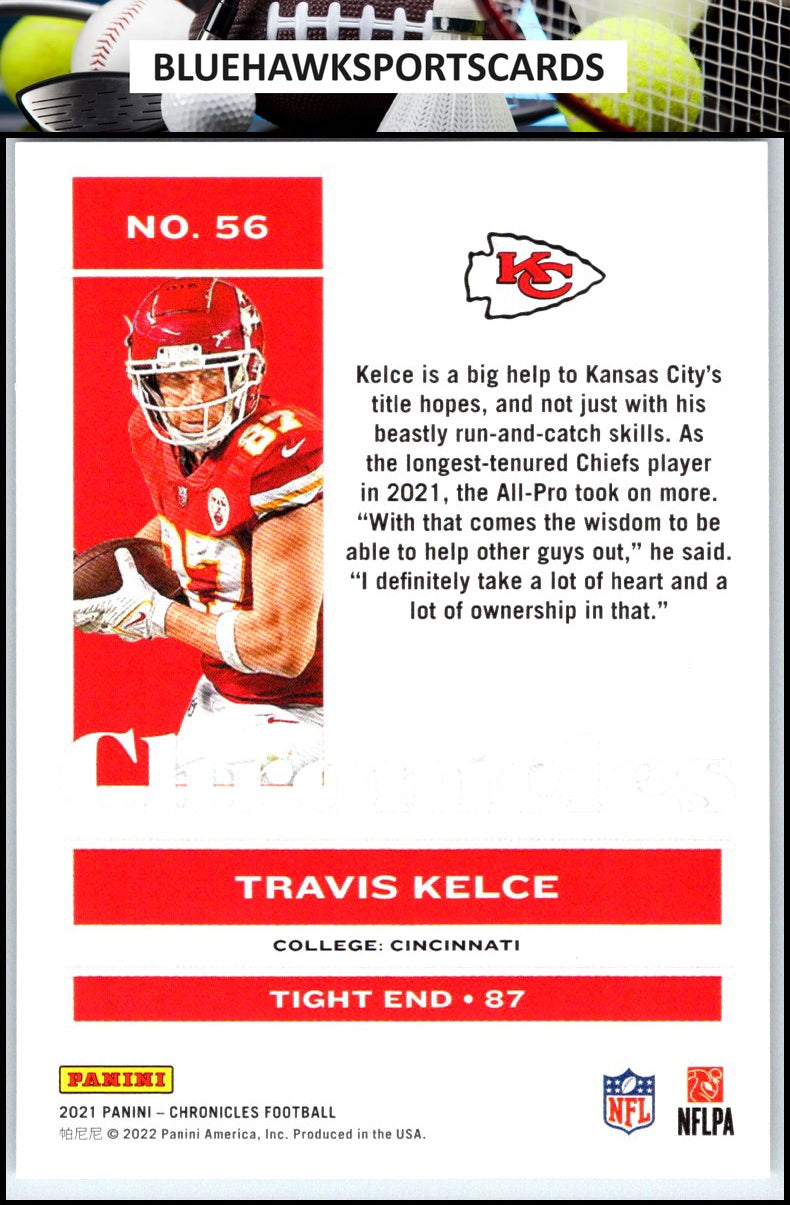 2021 Panini Chronicles #56 Travis Kelce