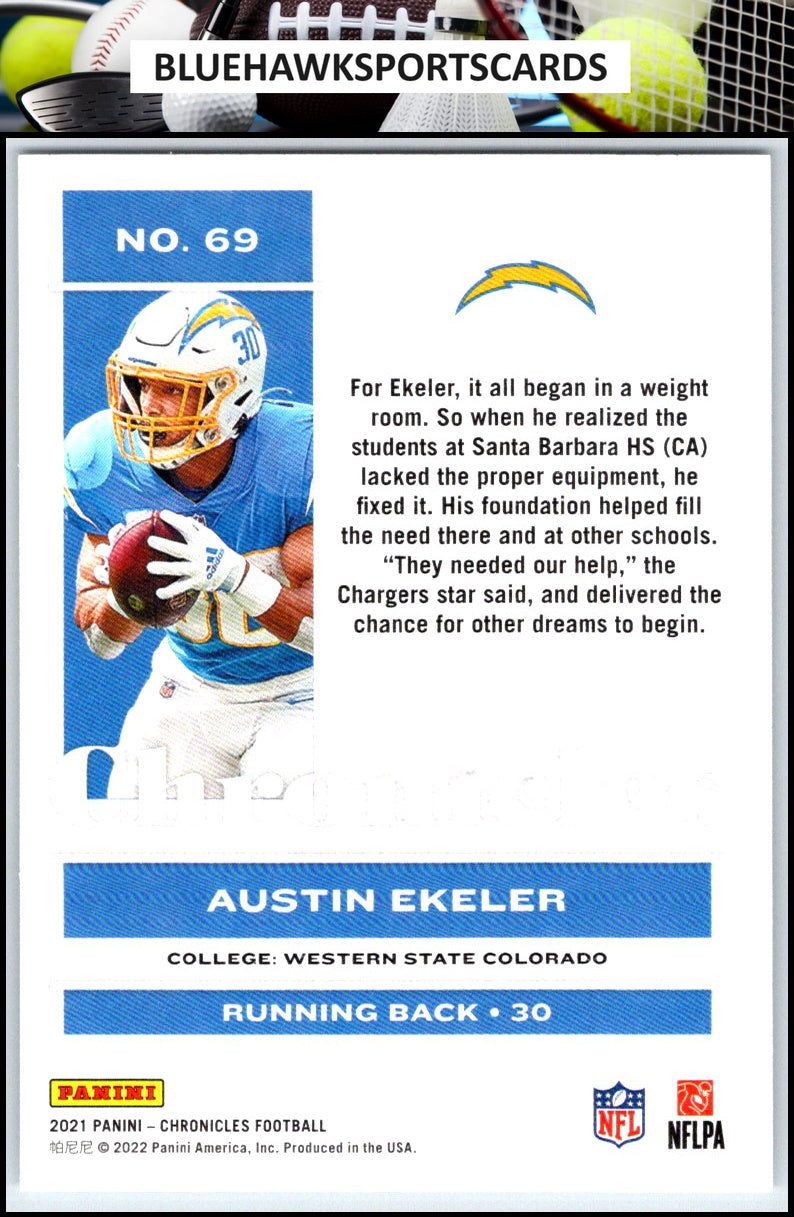 2021 Panini Chronicles #69 Austin Ekeler