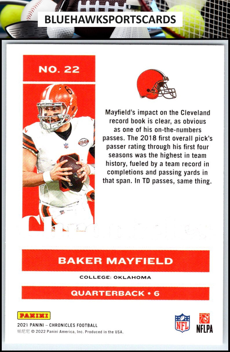 2021 Panini Chronicles #22 Baker Mayfield