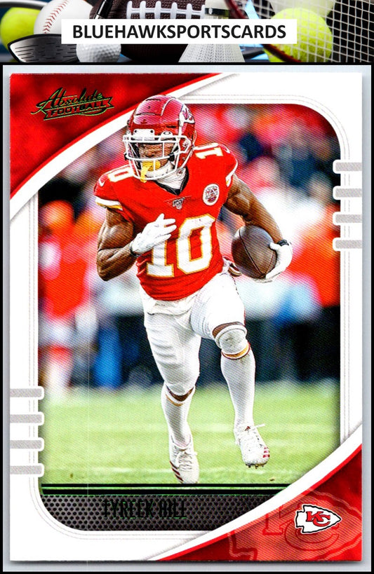 2020 Panini Absolute #97 Tyreek Hill Blue