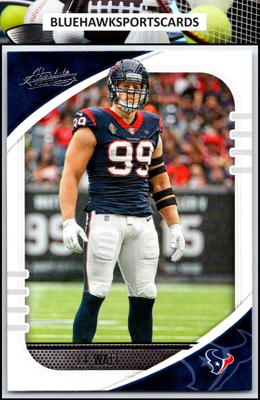 2020 Panini Absolute #79 J.J. Watt Blue