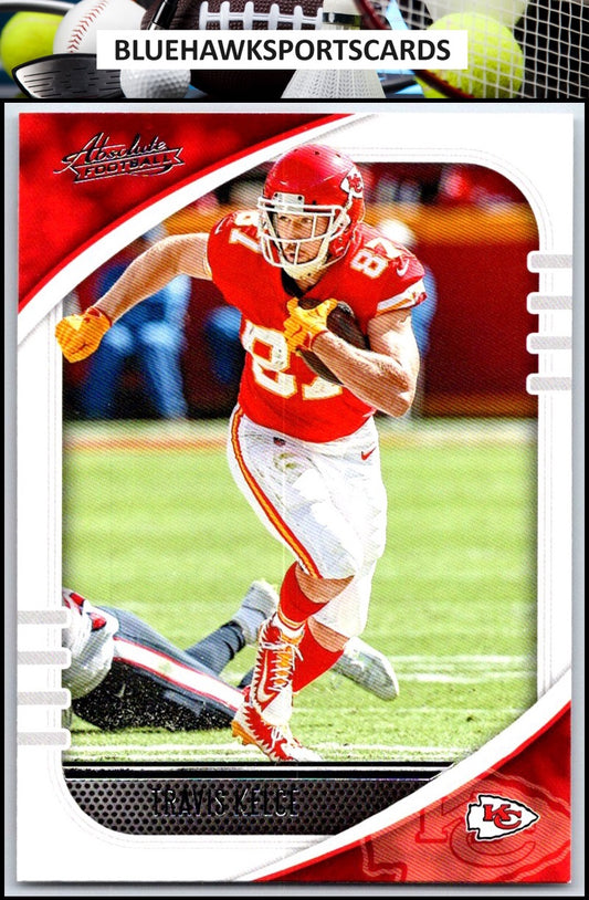 2020 Panini Absolute #98 Travis Kelce Green