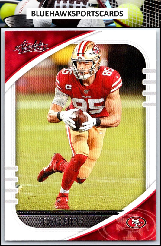 2020 Panini Absolute #95 George Kittle Red