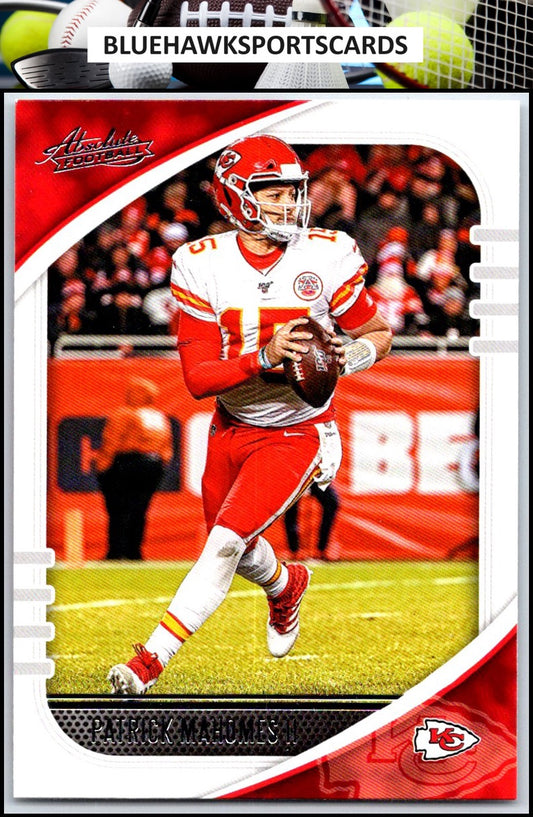 2020 Panini Absolute #99 Patrick Mahomes II Yellow
