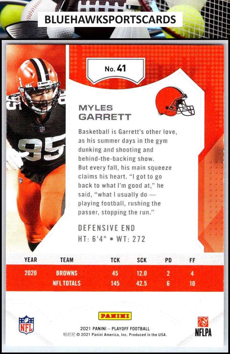 2021 Panini Playoff #41 Myles Garrett