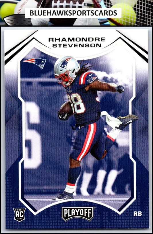 2021 Panini Playoff #233 Rhamondre Stevenson