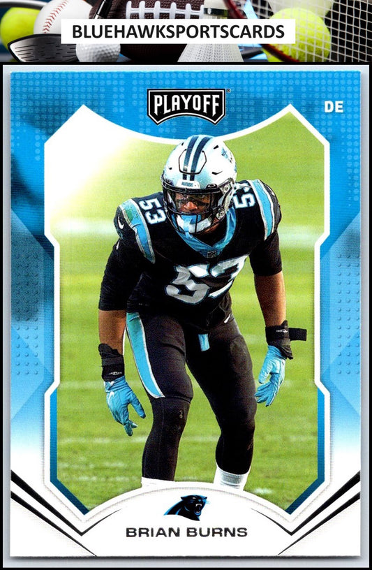 2021 Panini Playoff #161 Brian Burns