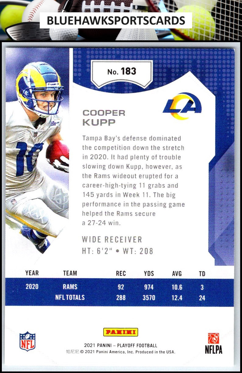 2021 Panini Playoff #183 Cooper Kupp