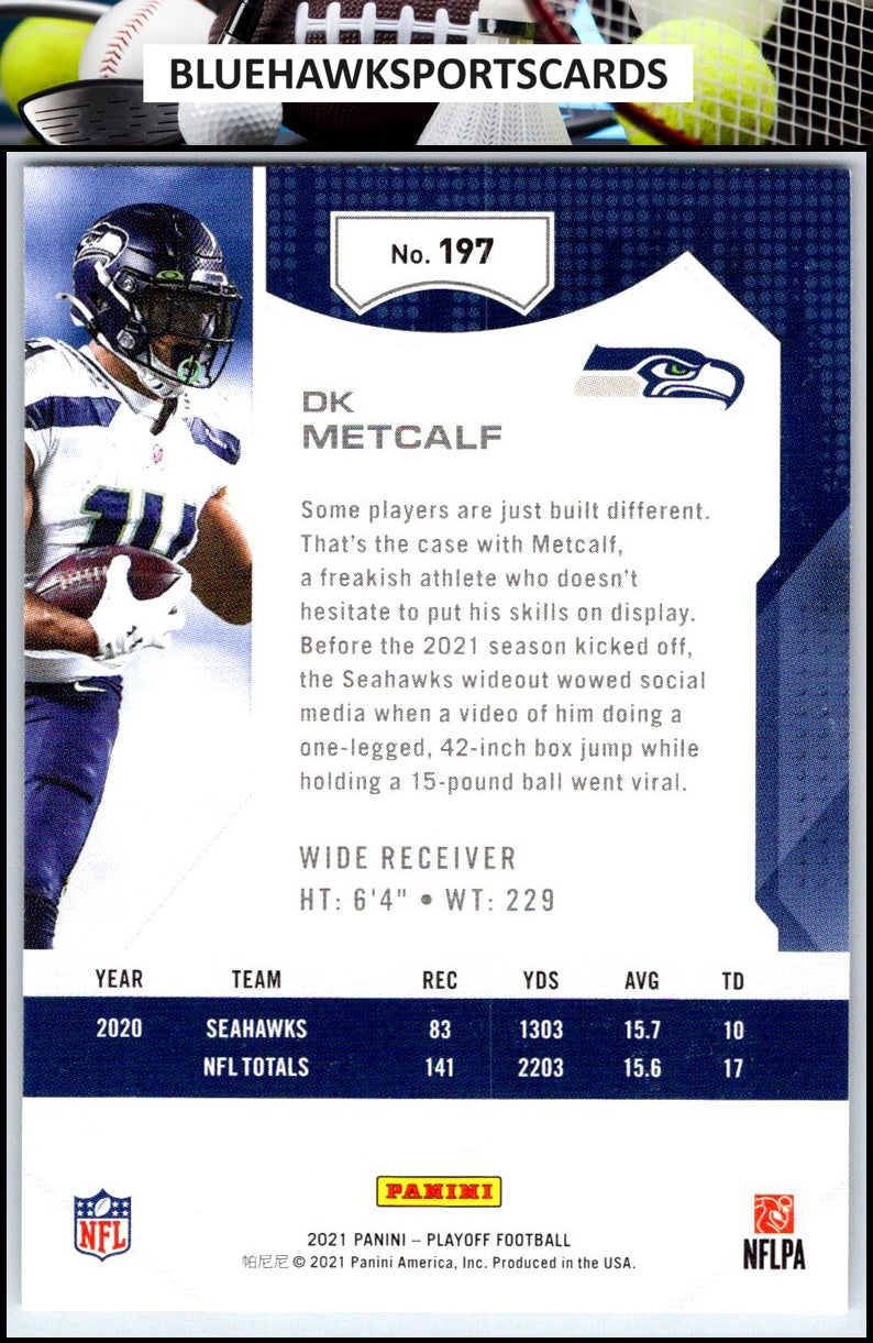 2021 Panini Playoff #197 DK Metcalf