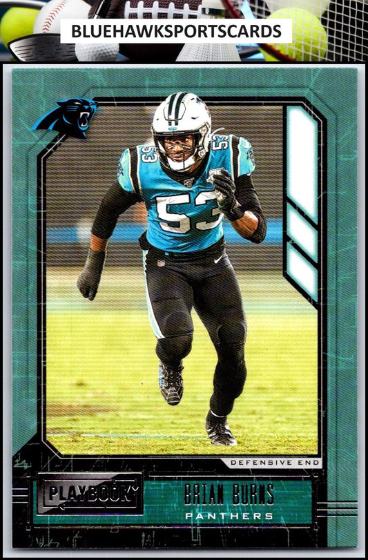 2020 Panini Playbook #80 Brian Burns
