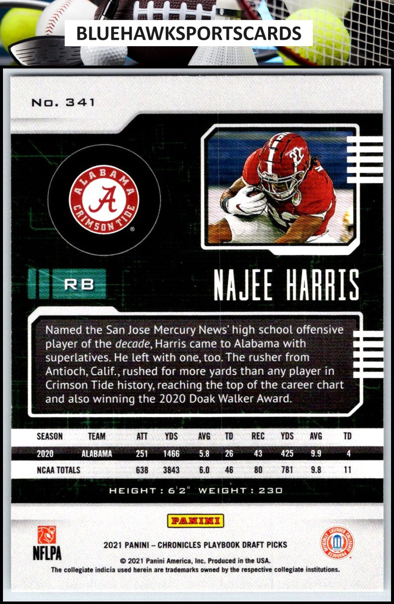 2021 Panini Chronicles Draft Picks #341 Najee Harris