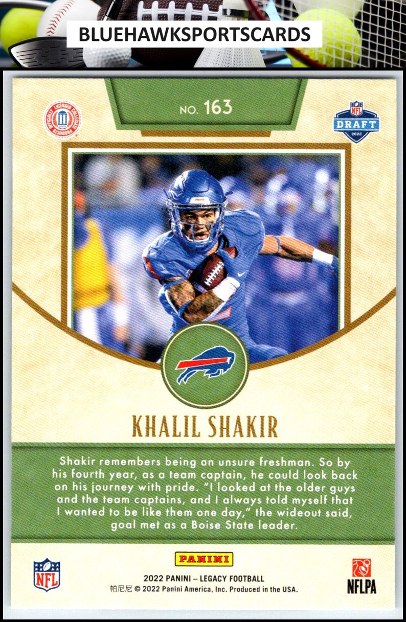 2022 Panini Legacy #163 Khalil Shakir
