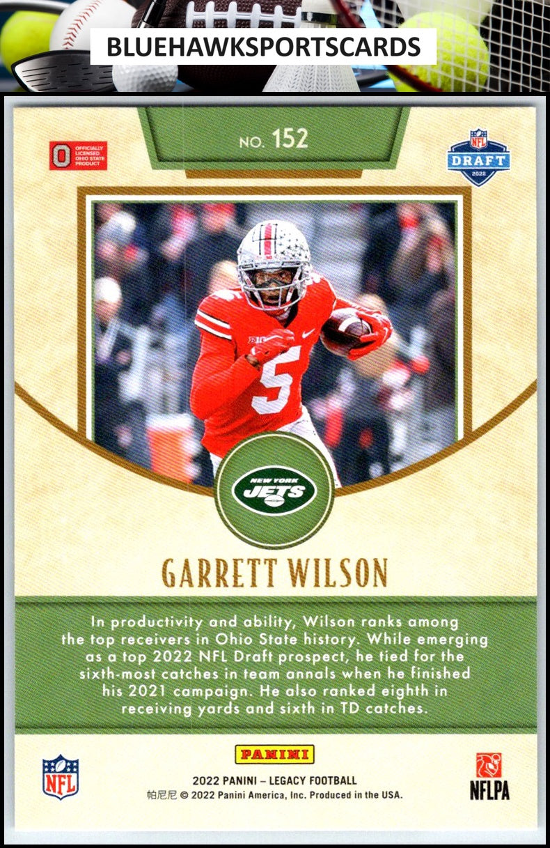 2022 Panini Legacy #152 Garrett Wilson