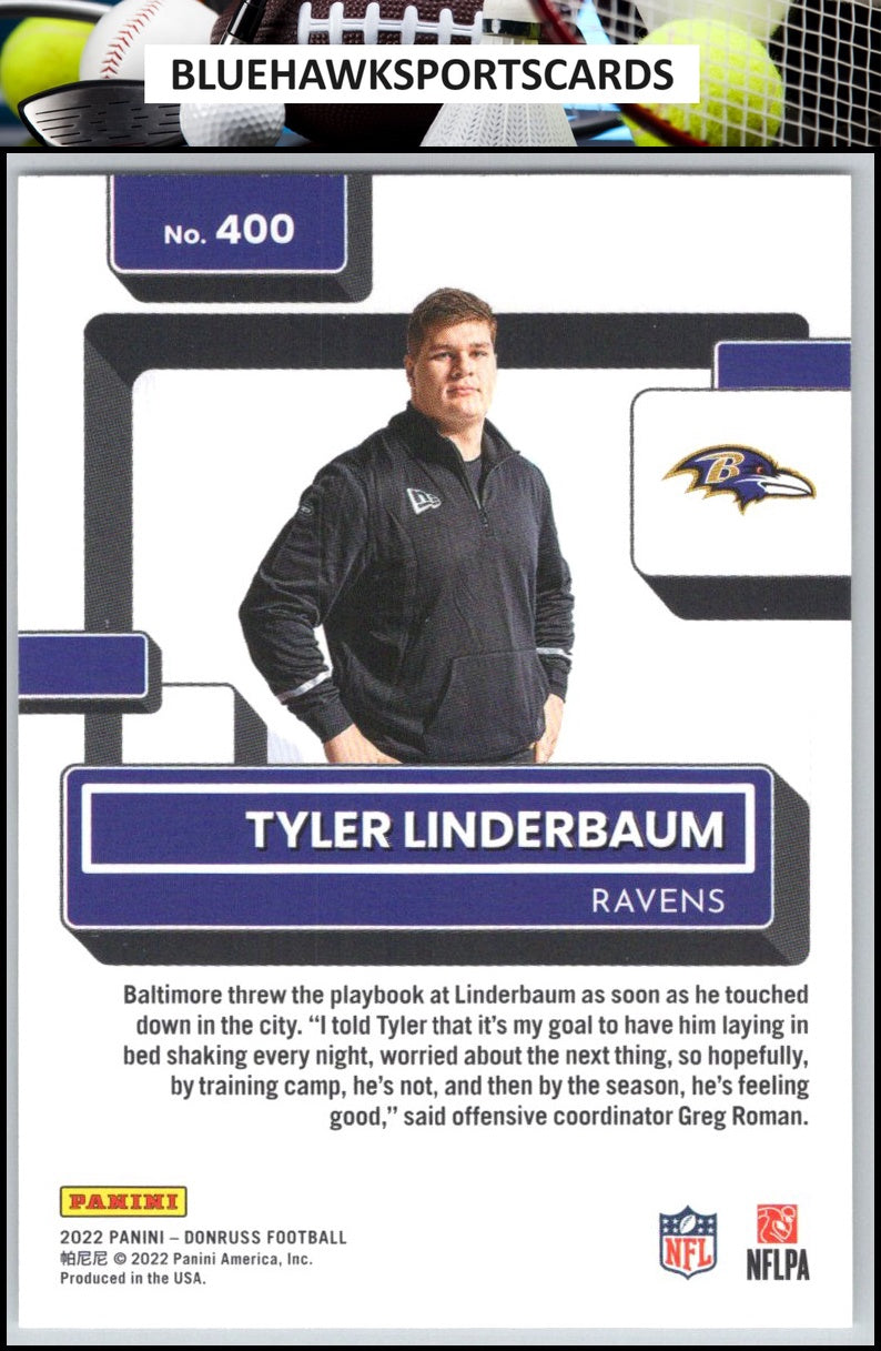 2022 Donruss #400 Tyler Linderbaum