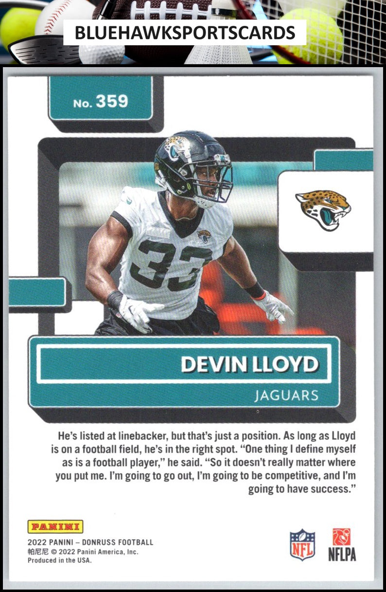 2022 Donruss #359 Devin Lloyd