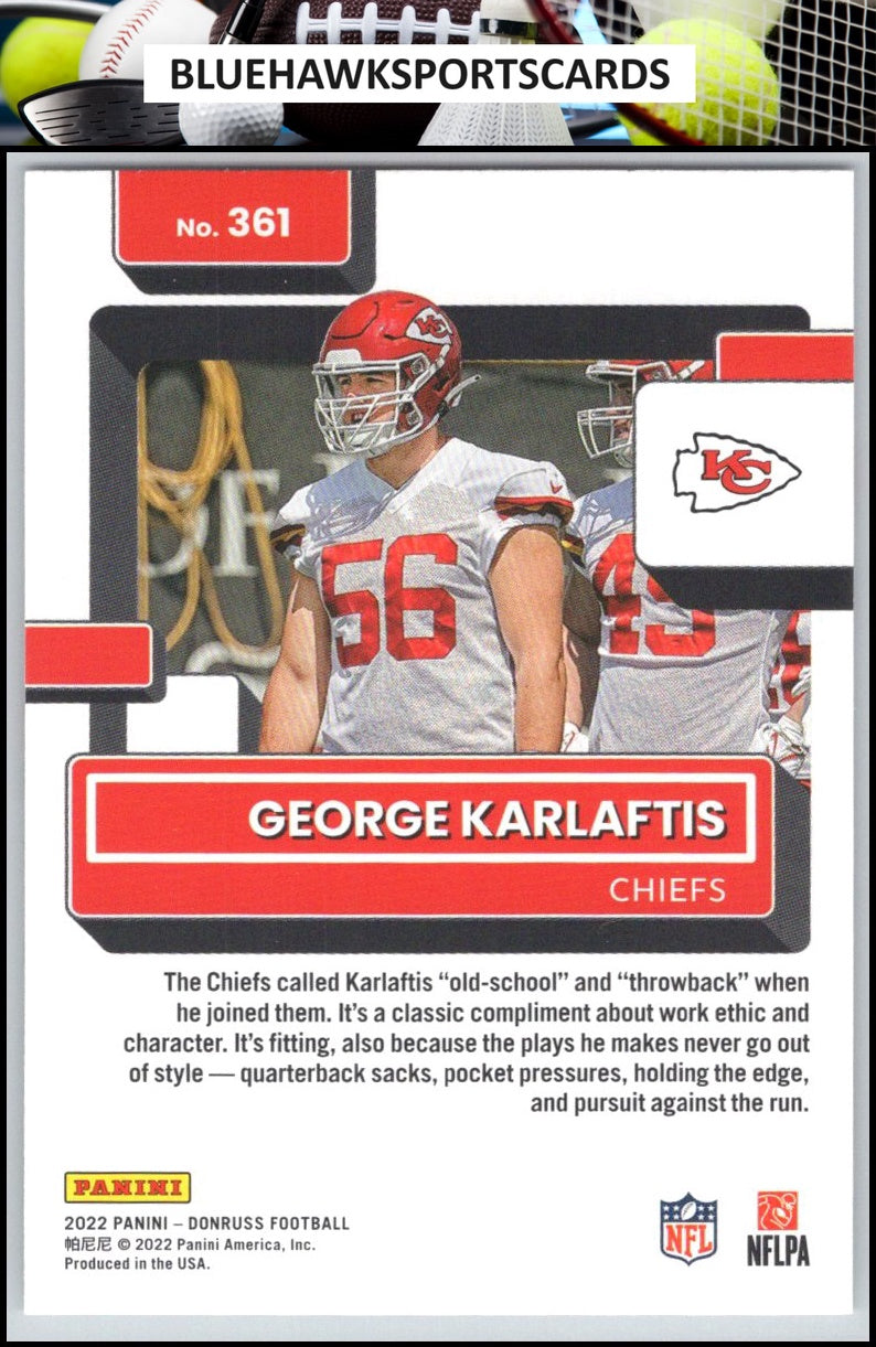 2022 Donruss #361 George Karlaftis
