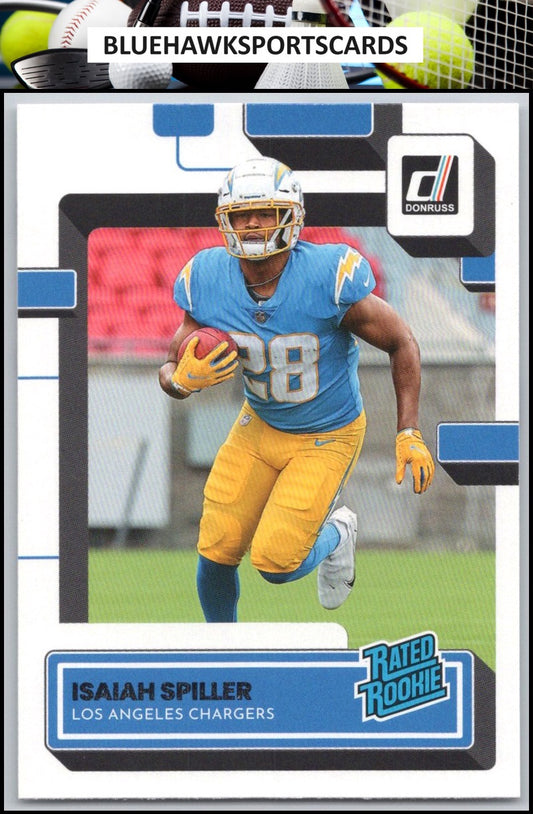 2022 Donruss #316 Isaiah Spiller