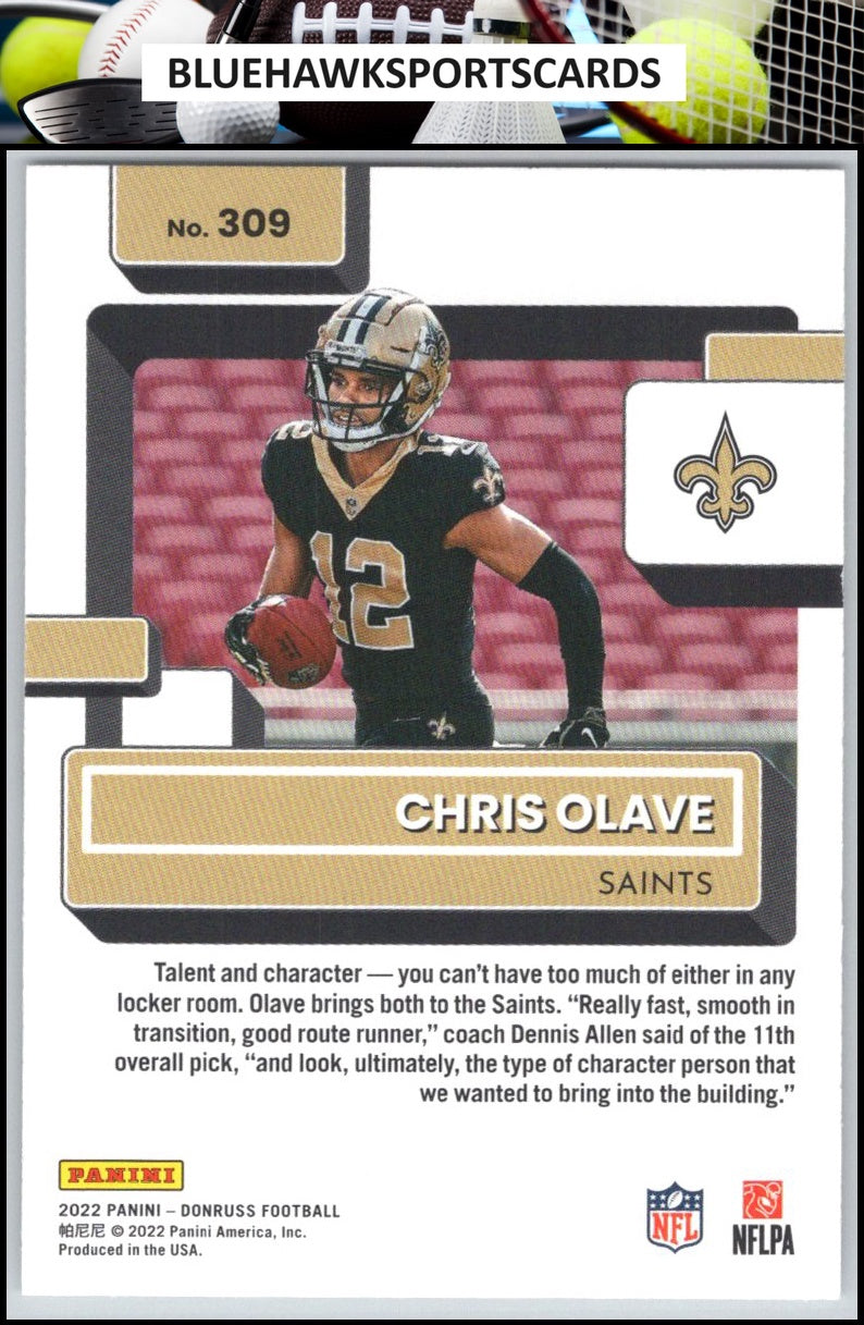 2022 Donruss #309 Chris Olave