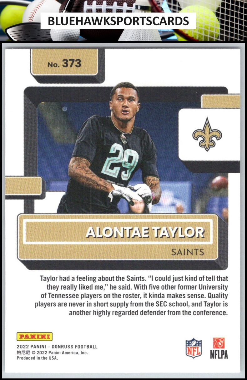2022 Donruss #373 Alontae Taylor