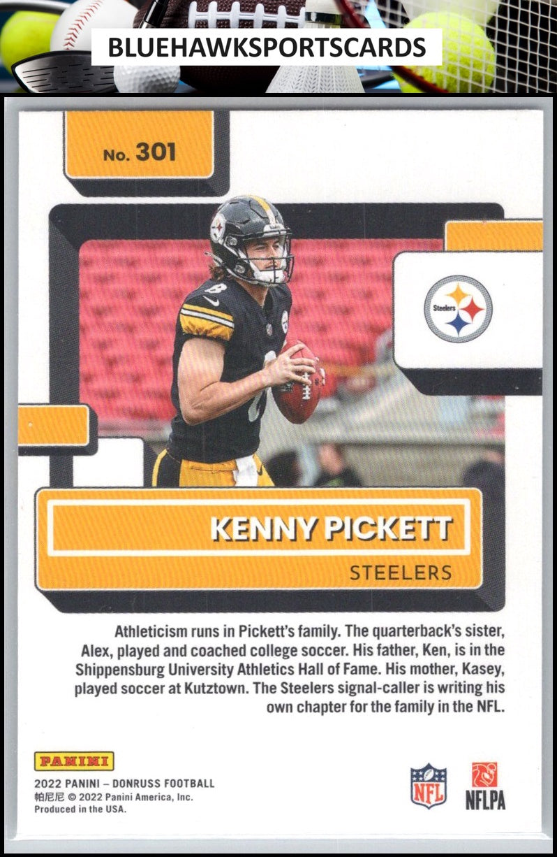 2022 Donruss #301 Kenny Pickett
